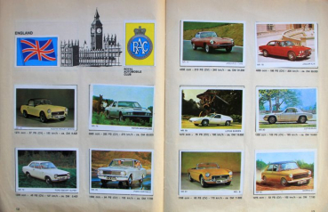 Americana "Auto Parade Album" Automobil-Scrapbook 1974 (7641)